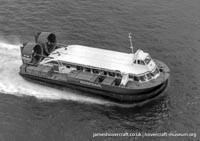 AP1-88 hovercraft on the Solent